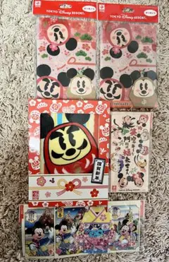 【新品】ディズニー　お正月グッズセット