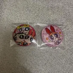 パワーパフガールズ　刺繍缶バッジ