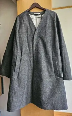 ヨーコサカモト　グレー コート YOKO SAKAMOTO ヨーコサカモト ウィーバーズハオリコート