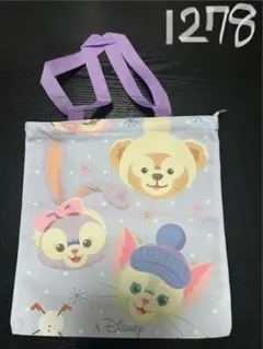 ダッフィ。ステラルー。ジェラトニー新品トートバッグ。沢山の難あり