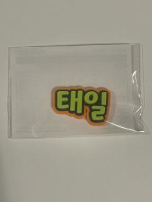 NCT NATION ランダムトイ　ネームラバーステッカー（テイル）