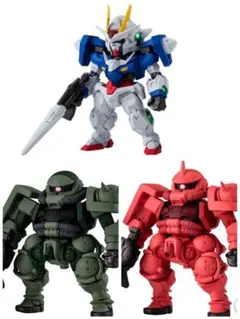 ガンダム コンバージ　CONVERGE ダブルオーガンダム　ザク　シャア　ザク