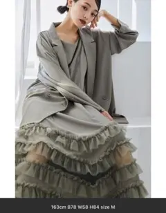美品✨️niana トランスペアレントヘムセットアップドレス S - メルカリ