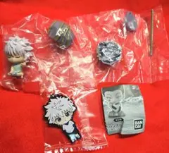 ハンターハンター キルア すわらせ隊 カプセルラバーマスコットキーホルダー