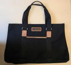 ★ぴーちゃんさん専用★LANCEL トートバッグ　A4可　キャンバス　レザー　黒のサムネイル
