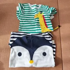 【新品未使用】長袖ロンパース　2枚セット