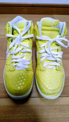 【希少】NIKE WMNS DUNK HIGH イエロードッド