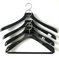 【極上】LARDINI ラルディーニ木製衣類ハンガー 7本セット 自宅保管品【ラルディーニ】純正 高級 光沢木製 ハンガー5本セット 黒