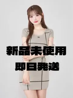 Darich♡新品バックオープンステッチニットミニワンピース【Ｆ】