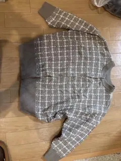 Farm チェック柄カーディガン Mサイズ