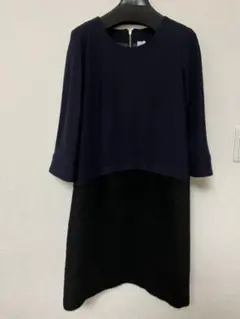 ロートレアモン　ワンピース　紺黒　M