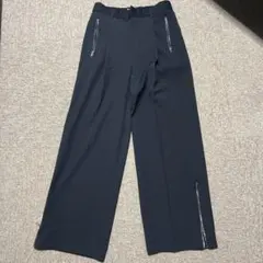 Loose チャコルグレー　ワイドパンツ ジッパーポケット付きのサムネイル