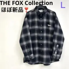 The Fox Collection 長袖ネルシャツ ブラック/グレー - メルカリ