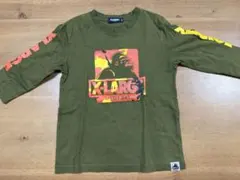 X-LARGE ゴリラプリント Tシャツ キッズ 120 七分袖
