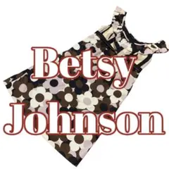 花柄　ワンピース　Betsey Johnson 茶色　ブラウン　フラワーのサムネイル