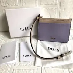 新品 FURLA フルラ 定価17,600円 カード コイン パープルベージュ