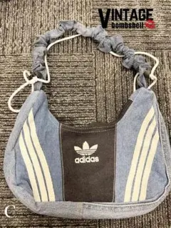 デニムショルダーバッグ 2way adidas再構築 101424c