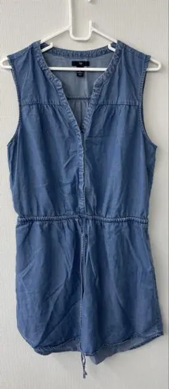 Gap デニムブルー ノースリーブワンピース L