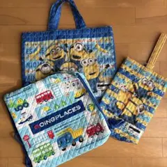 ミニオン GOING PLACES キルティングバッグセット