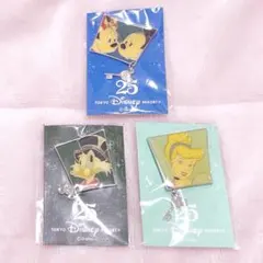 東京ディズニーリゾート 25周年記念 ピンバッジピンズ