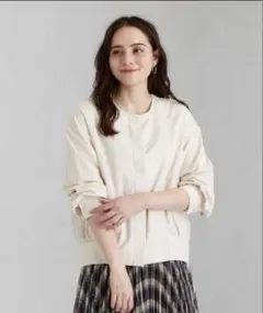 green label relaxing ノーカラーブルゾン