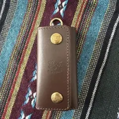 新作　美品！！イルビゾンテ　ダークブラウンキーケース