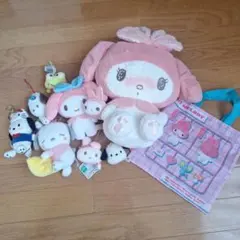 マイメロディ ぬいぐるみとキーホルダーセット