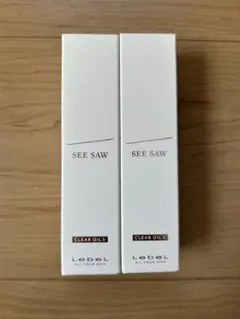 Lebel see/saw クリアオイル　フラット　30ml 2本セットのサムネイル