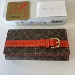 NINA RICCI ニナリッチ キーケース 4連カラーヌーボー ベルト ジラフ