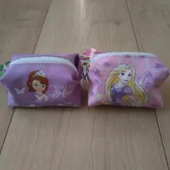 ★値下げ★　ディズニープリンセス　ミニポーチ  ポーチ　小物入れ　２種セット