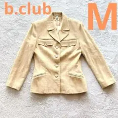 【美品】b.club サイズ:M ジャケット　イエロー系　フォーマル