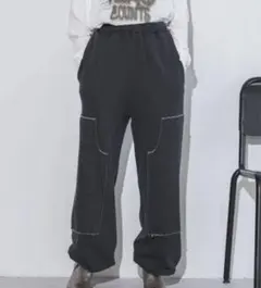 ジーナシス　ブリーチスウェットジョガーパンツ