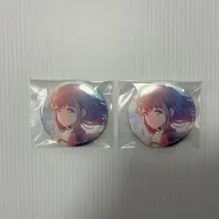 プロセカ　花里みのり　グリッター缶バッジ　6A 2点