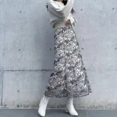 MERCURYDUO マーキュリーデュオ メロンチュールエンブロイダリースカート