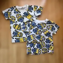 ミニオン Tシャツ 2枚セット　110 100 ユニバ　USJのサムネイル