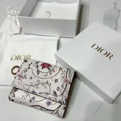 激レア！美品！DIORローザムタビリス三つ折り財布
