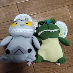 ゴジラ　メカゴジラ　ふんわりペレットぬいぐるみ　プライズ