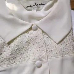 専用　レース付きホワイトシャツ 長袖