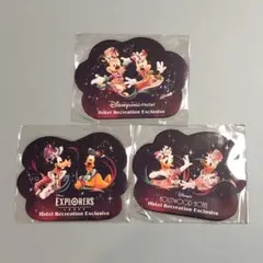 香港ディズニーランド20周年限定レア イベント マグネット3点セット