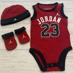 JORDAN ベビー服　ボディスーツ ３点セット(0ー6M)のサムネイル