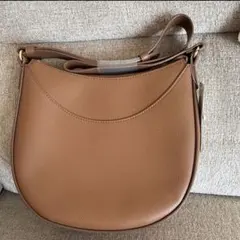 【新品】UNIQLO レザータッチワンハンドルバッグ BROWN ブラウン