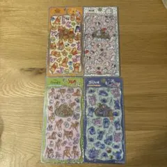 正規品　新作ディズニー　プチドロップステッカー　プチドロ　4種セットDisney