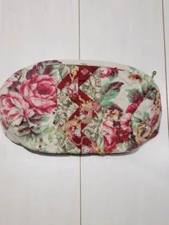 【ハンドメイド】ポーチ　バラ　花柄