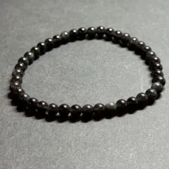 PB569 天然石 パワーストーン レインボーオブシディアン 小粒 ブレス