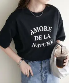 新品タグ付 フレンチアーチロゴTシャツ半袖 人気色 ブラック ディスコートのサムネイル