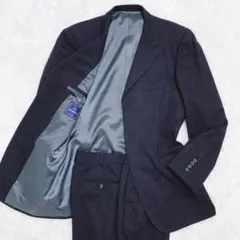 BEAMS F ビームスF コットンリネン セットアップスーツ ネイビー 48