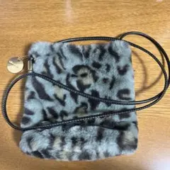 niko and... ファー バッグ ショルダーバッグ レオパード