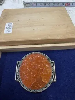 出雲めのうコンパクト 昭和レトロポップ グリーン瑪瑙 かわいいメノウ
