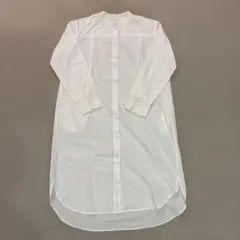 MIDIUMISOLID 白　ロングシャツワンピースのサムネイル