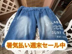 ★BILLABONG ビラボン スウェットハーフパンツM インディゴ風 美品★のサムネイル